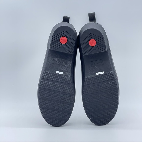 Hunter Black Matte Low Ankle Rain Boots. - Picture 13 of 14
